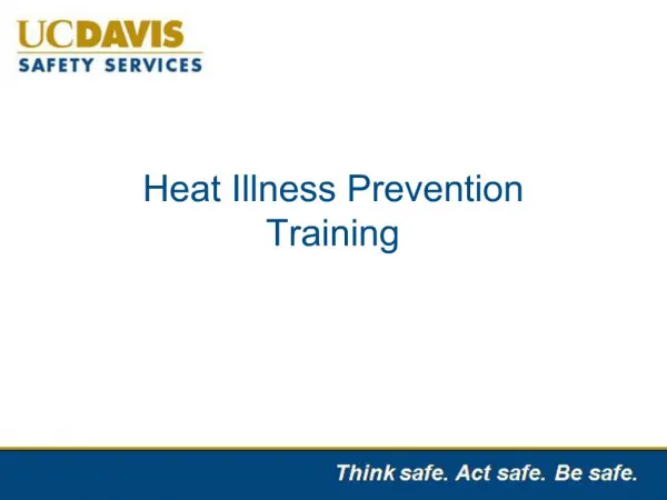 Heat Illness Prevention Training