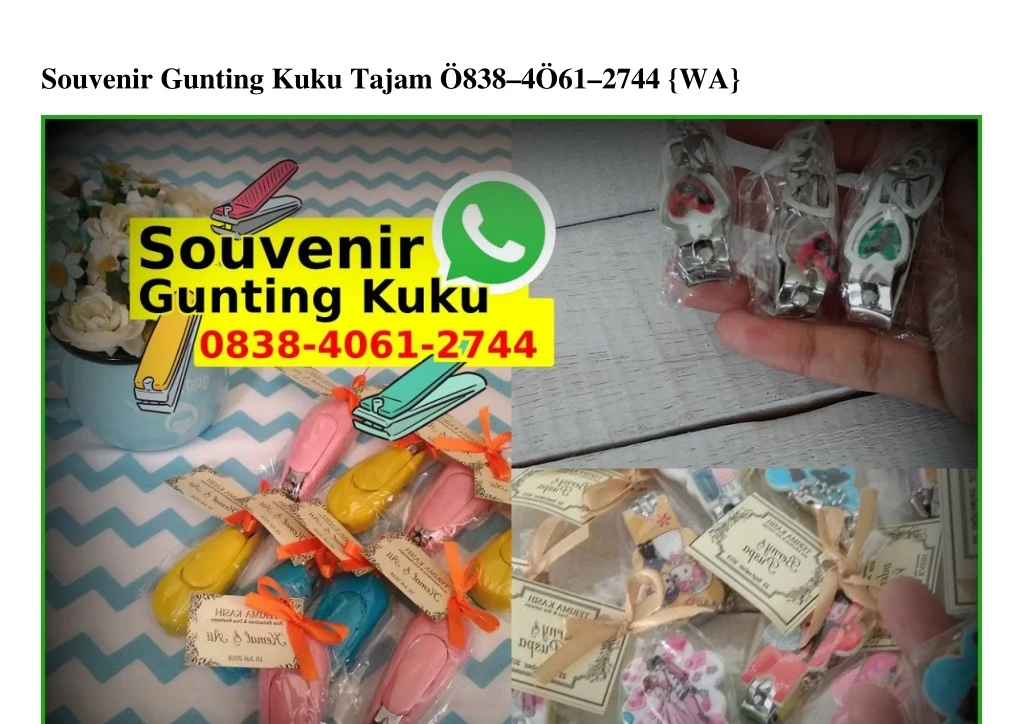 souvenir gunting kuku tajam 838 4 61 2744 wa