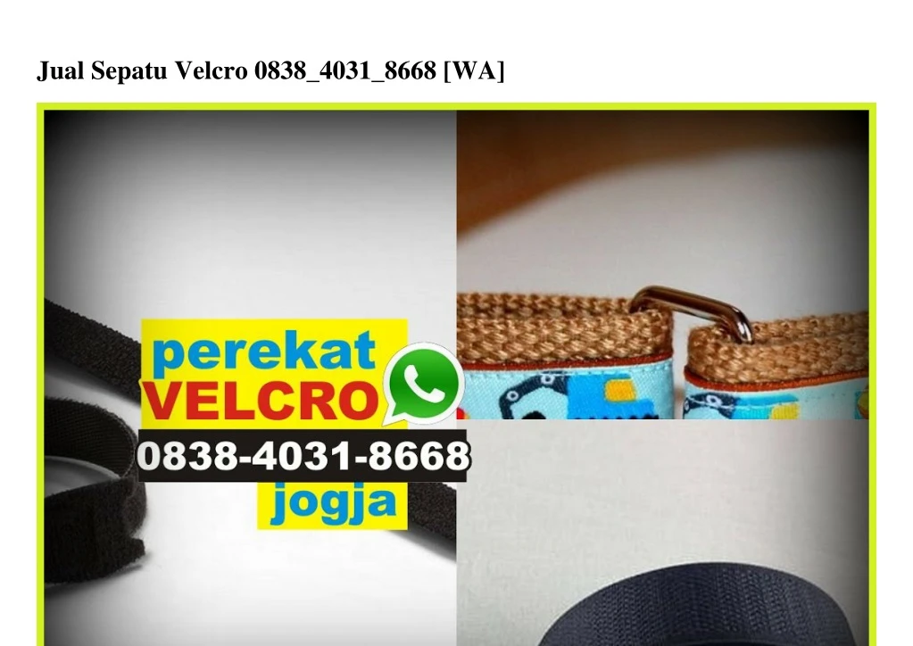 jual sepatu velcro 0838 4031 8668 wa