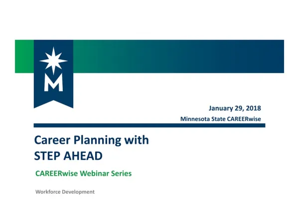 Career Planning with STEP AHEAD