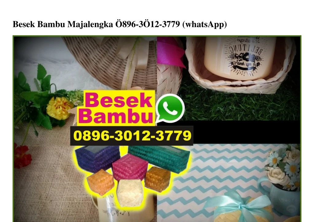 besek bambu majalengka 896 3 12 3779 whatsapp