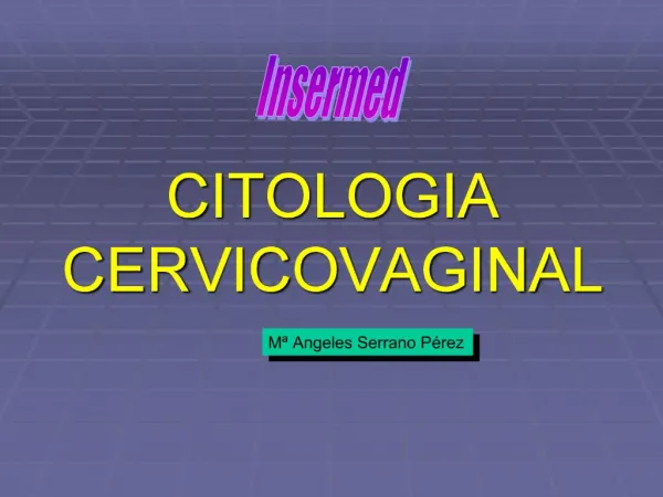 CITOLOGIA CERVICOVAGINAL