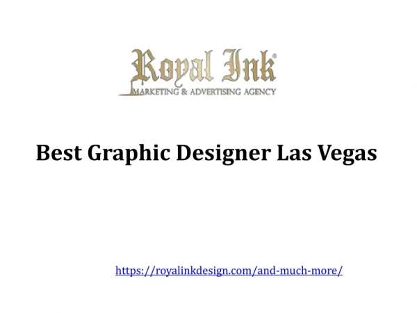 Ppt - Best Graphic Designer Las Vegas Powerpoint Presentation, Free 