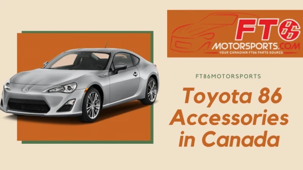 Best  Accessories For Toyota 86  in Canada