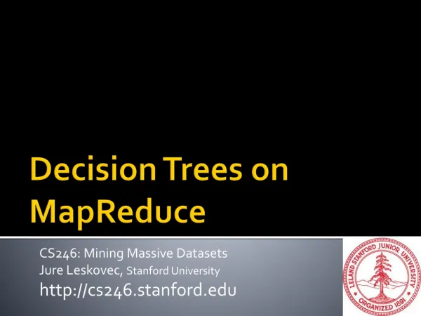 Decision Trees on MapReduce