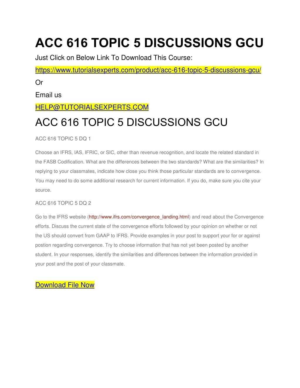 acc 616 topic 5 discussions gcu just click