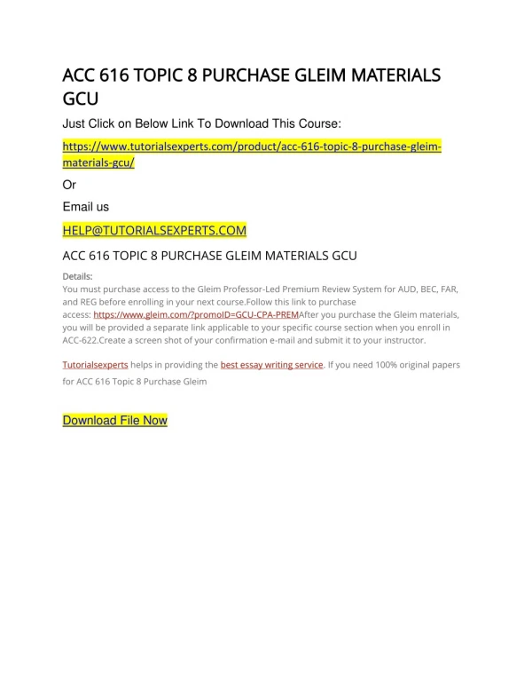 acc 616 topic 8 purc acc 616 topic 8 purchase