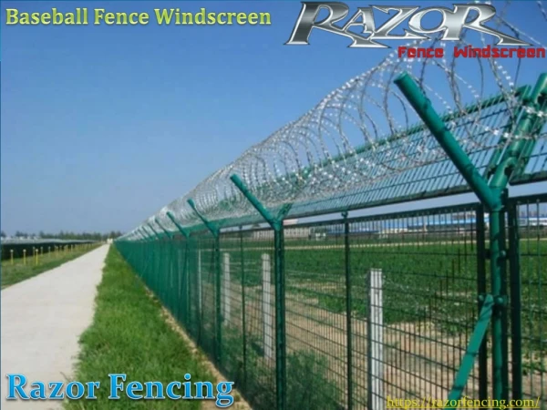Baseball Fence Windscreen