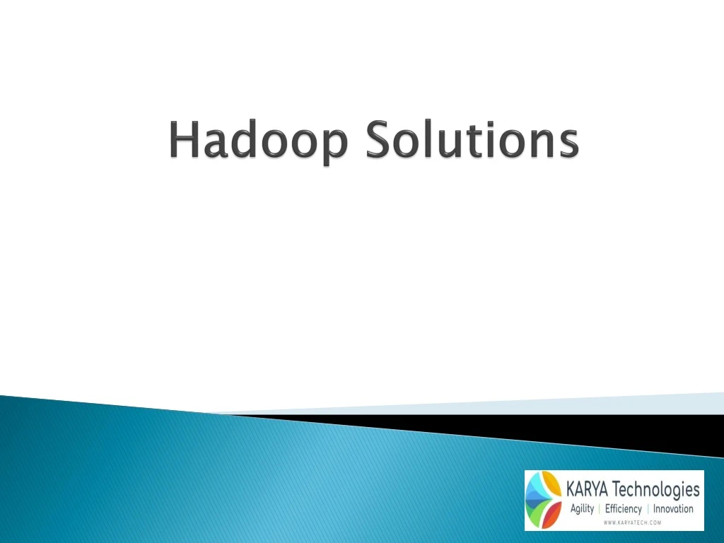 hadoop solutions