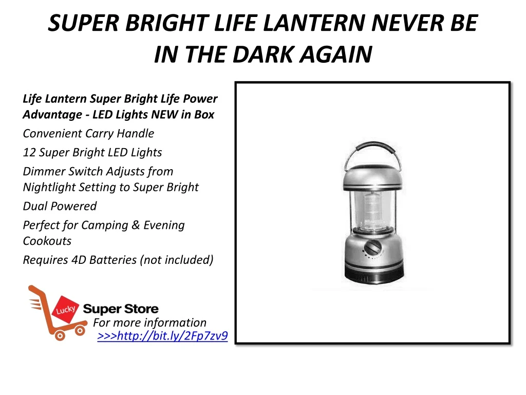 super bright life lantern never be in the dark again