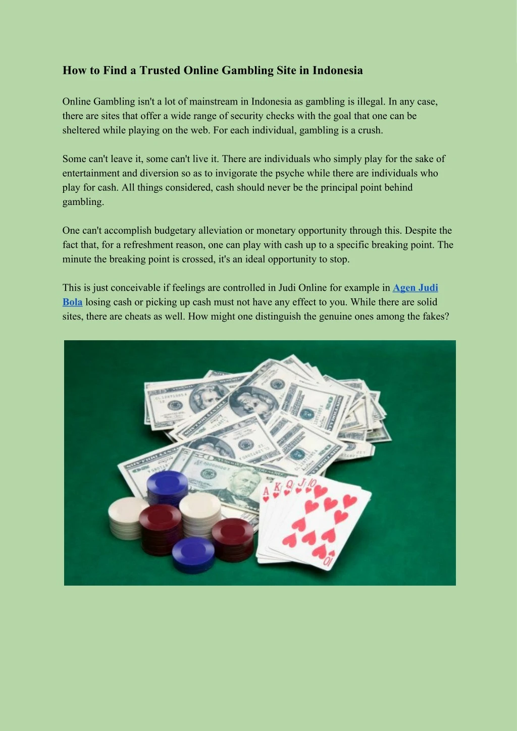 how to find a trusted online gambling site