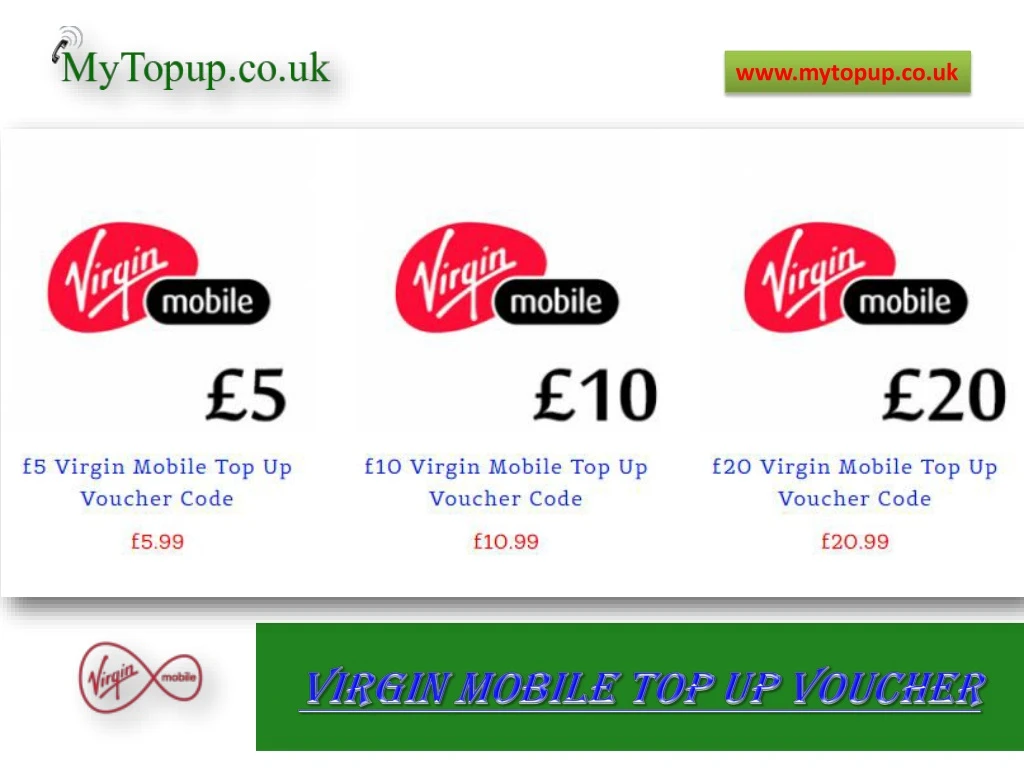 virgin mobile top up voucher