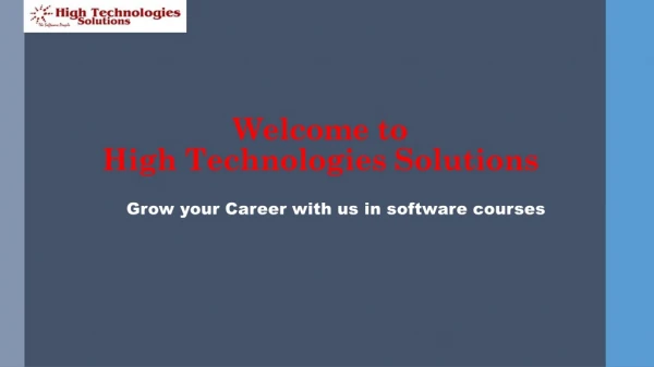 welcome to high technologies solutions