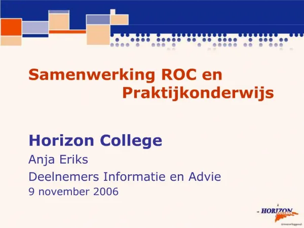 Samenwerking ROC en Praktijkonderwijs