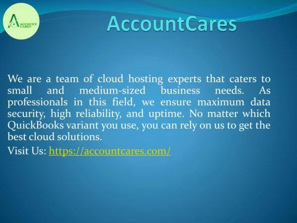 QuickBooks Premier Hosting Solutions by Trained Professionals