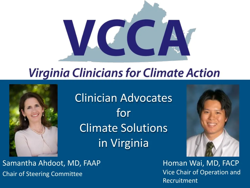 clinician advocates for climate solutions in virginia