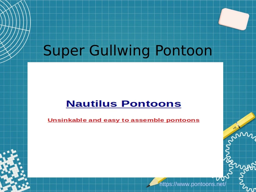 super gullwing pontoon