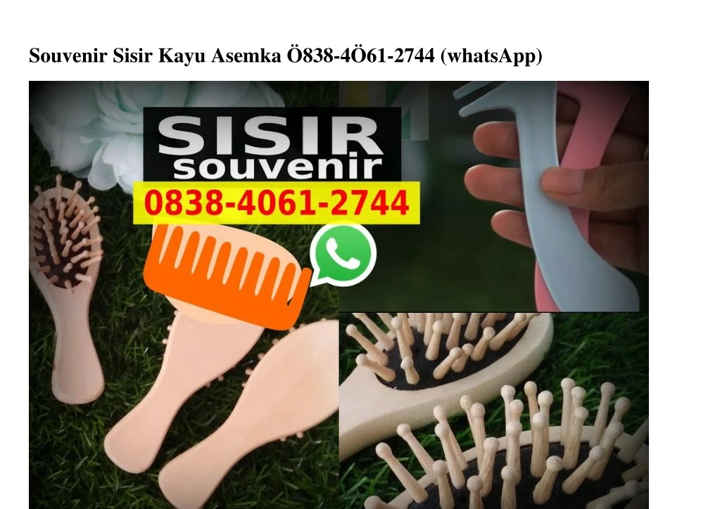 souvenir sisir kayu asemka 838 4 61 2744 whatsapp