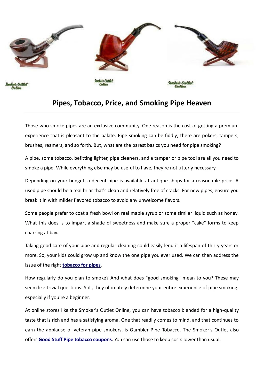 pipes tobacco price and smoking pipe heaven