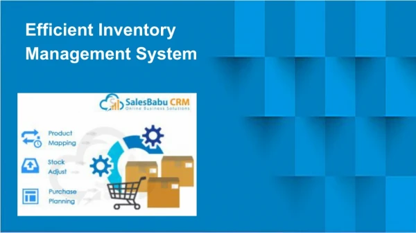 efficient inventory management system