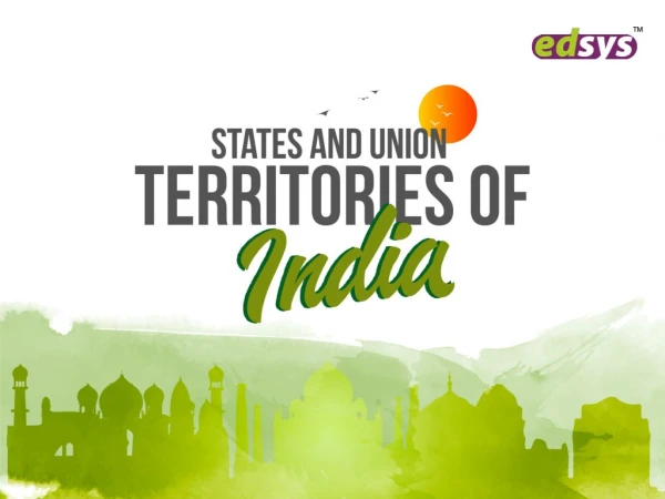 States and Union Territories of India