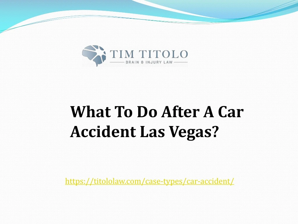 what to do after a car accident las vegas