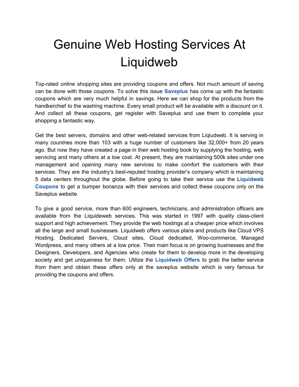 genuine web hosting services at liquidweb
