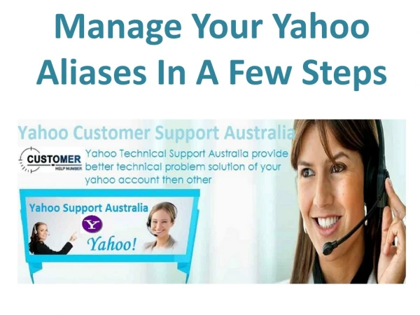 Manage your Yahoo Aliases in a few steps