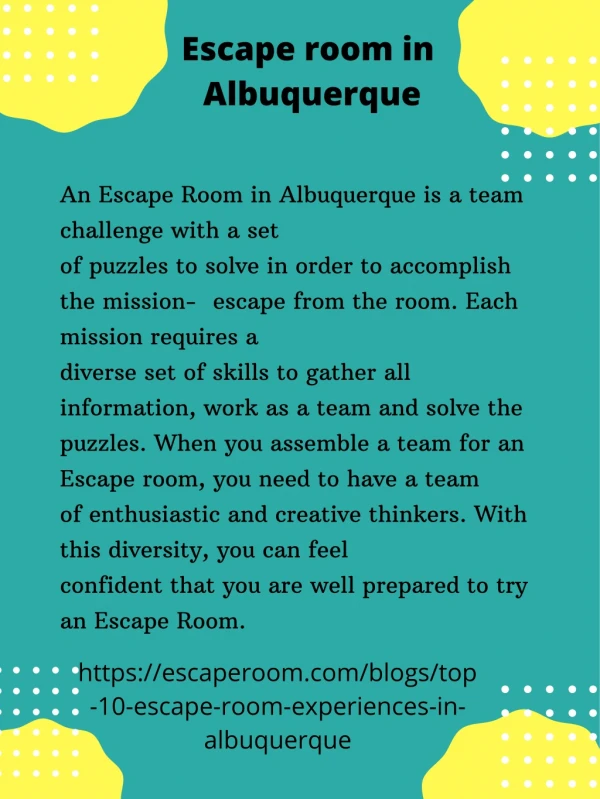 escape room in albuquerque