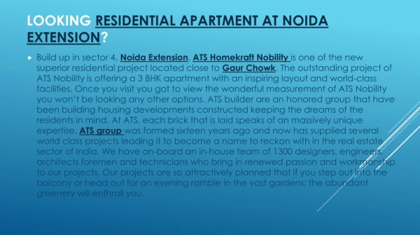 Looking Residential Apartment at Noida Extension 8744000006