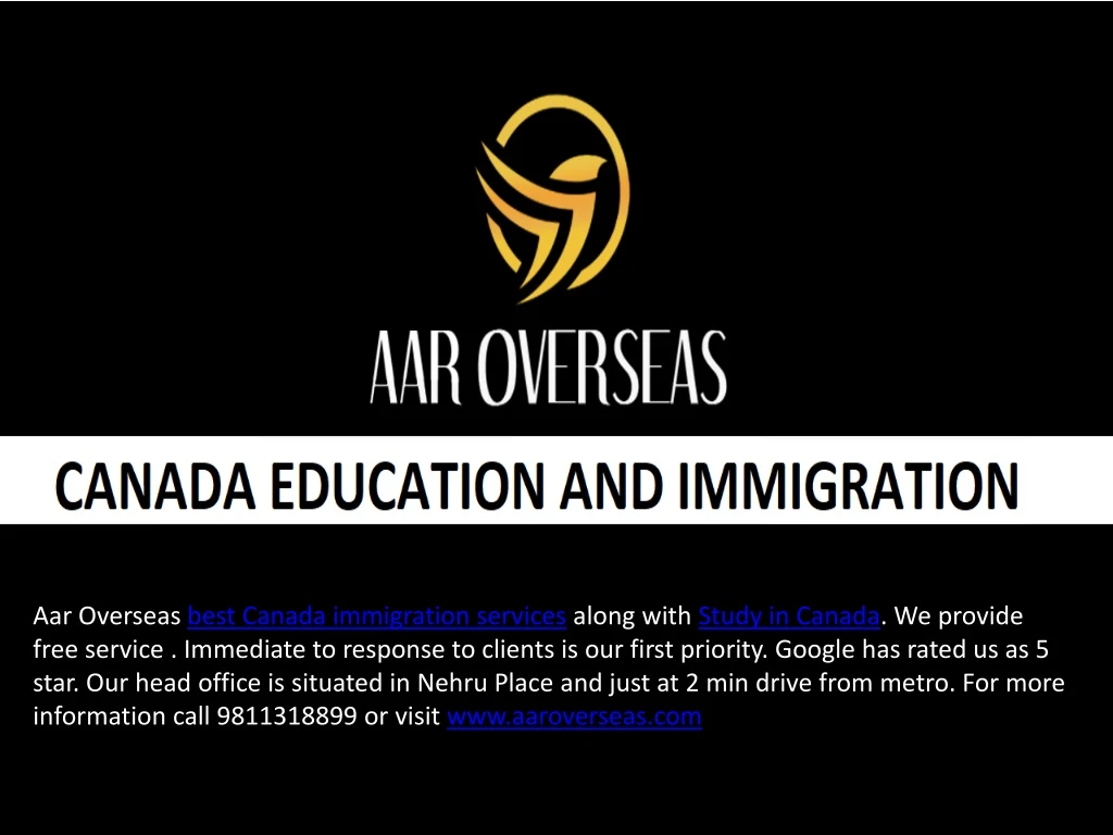 aar overseas best canada immigration services