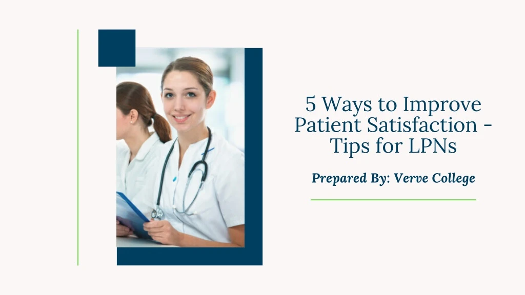 5 ways to improve patient satisfaction tips