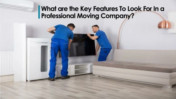 What to Look for in a Commercial Mover?