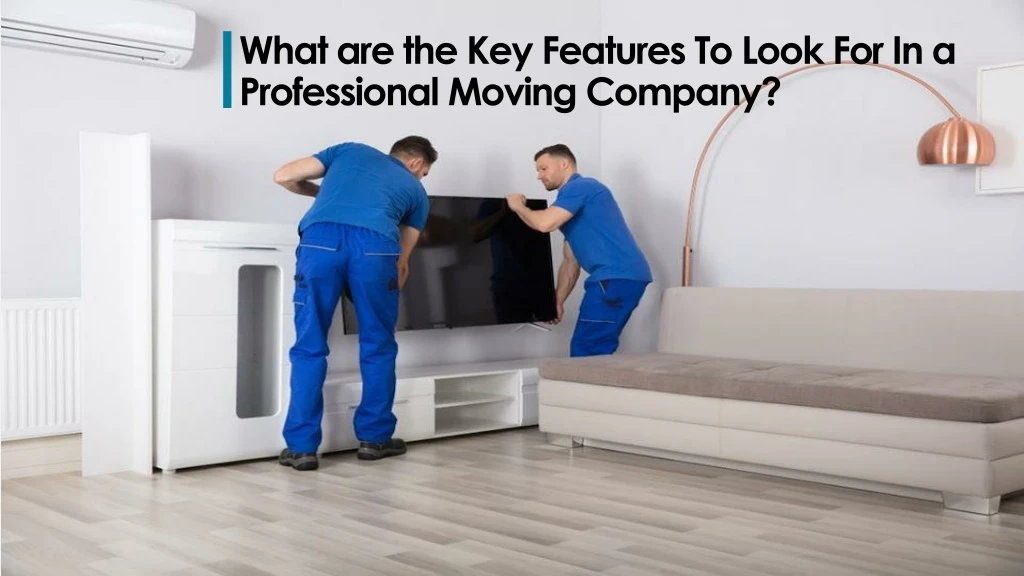 what are the key features to look for in a professional moving company