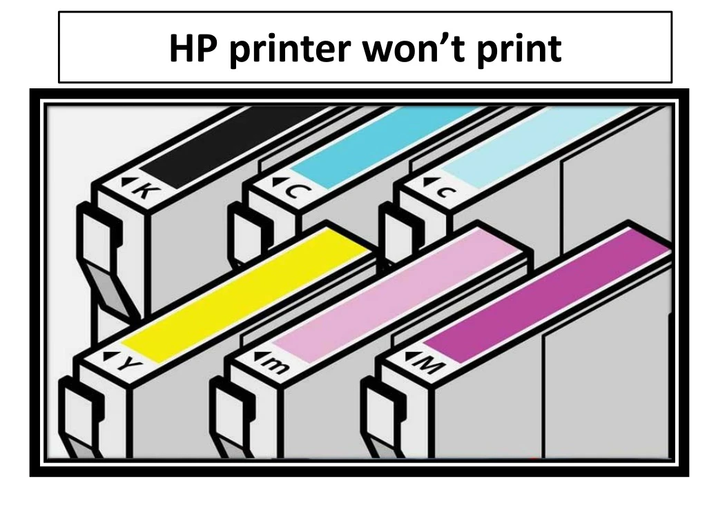 hp printer won t print