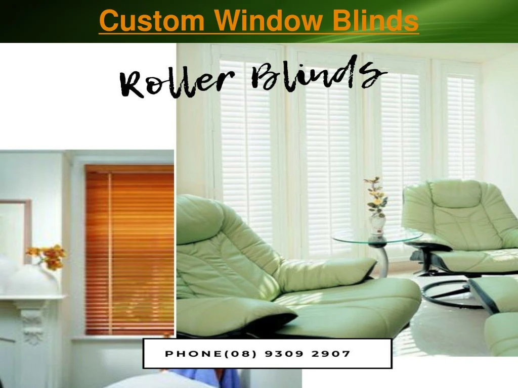 custom window blinds