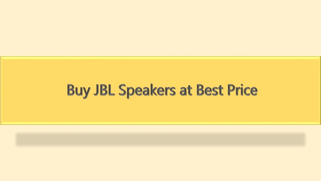 buy jbl speakers at best price