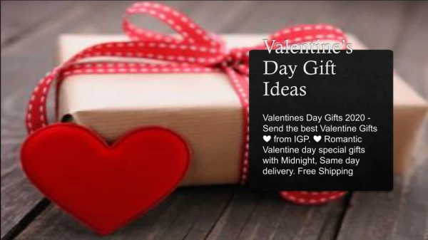 Send Valentine Day Gifts Online