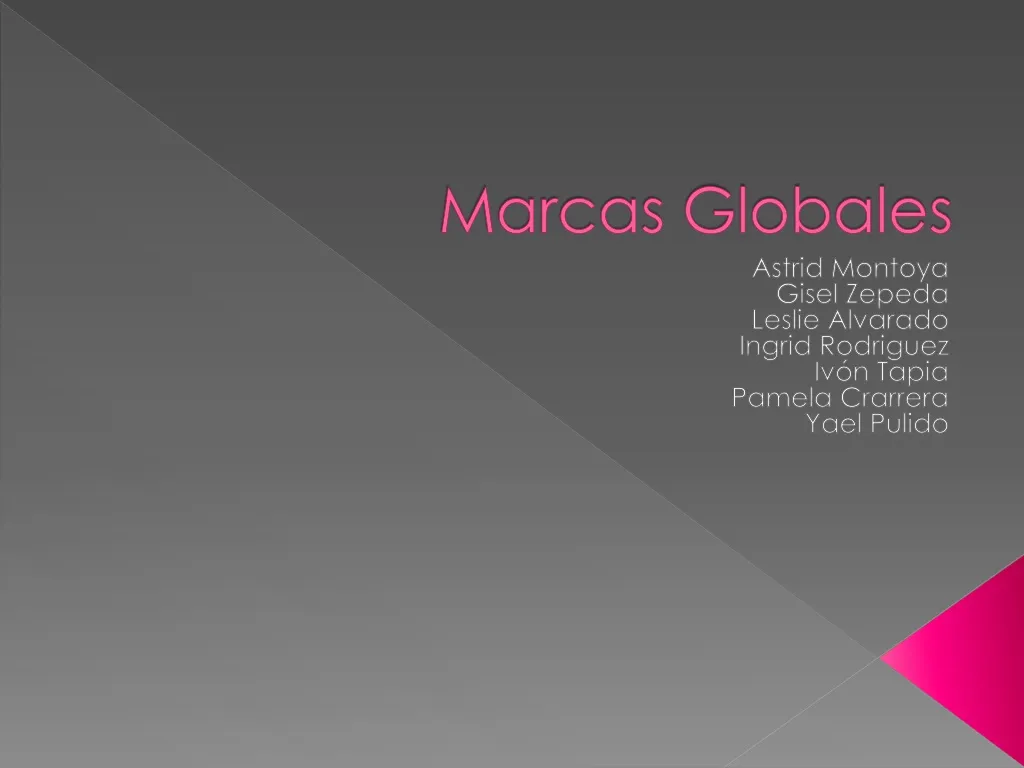 marcas globales