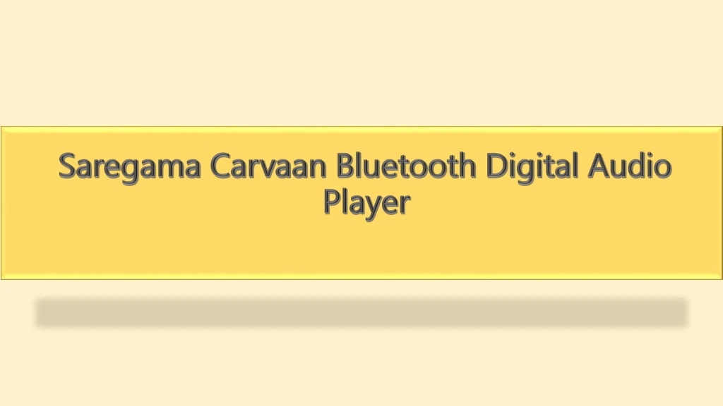 saregama carvaan bluetooth digital audio player