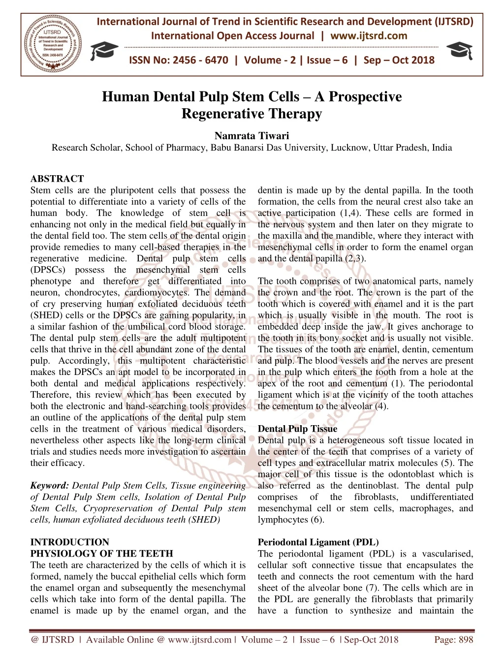 international journal of trend in scientific