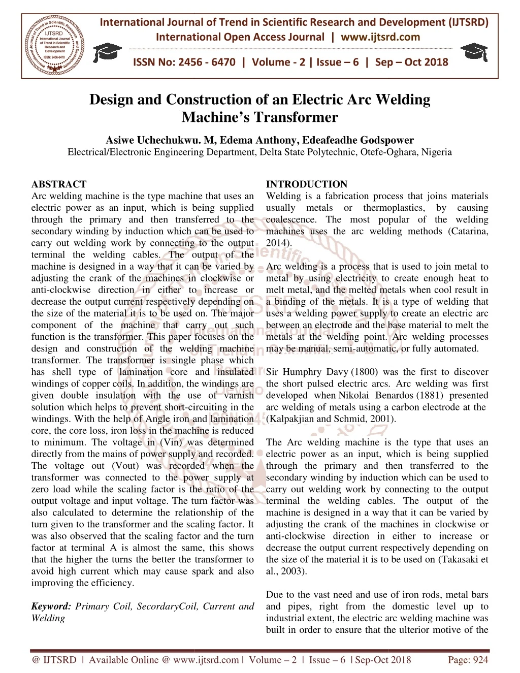 international journal of trend in international