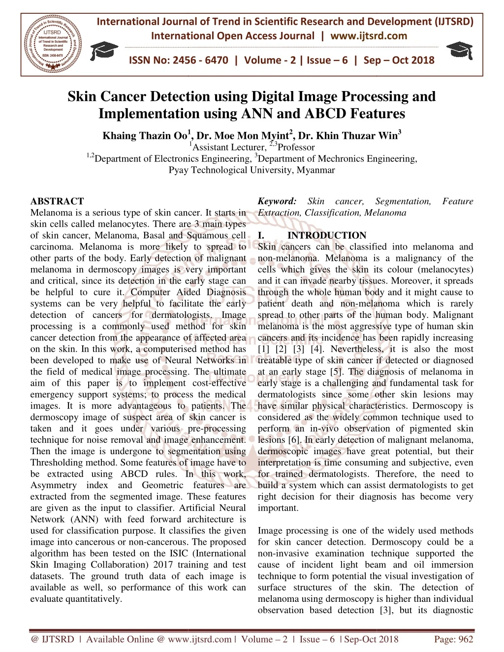 international journal of trend in international