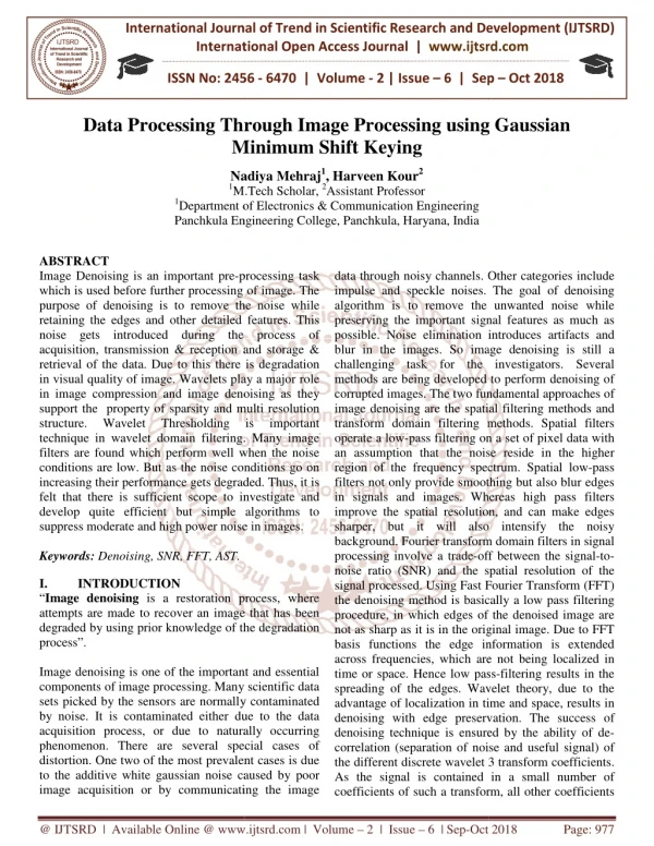 international journal of trend in international