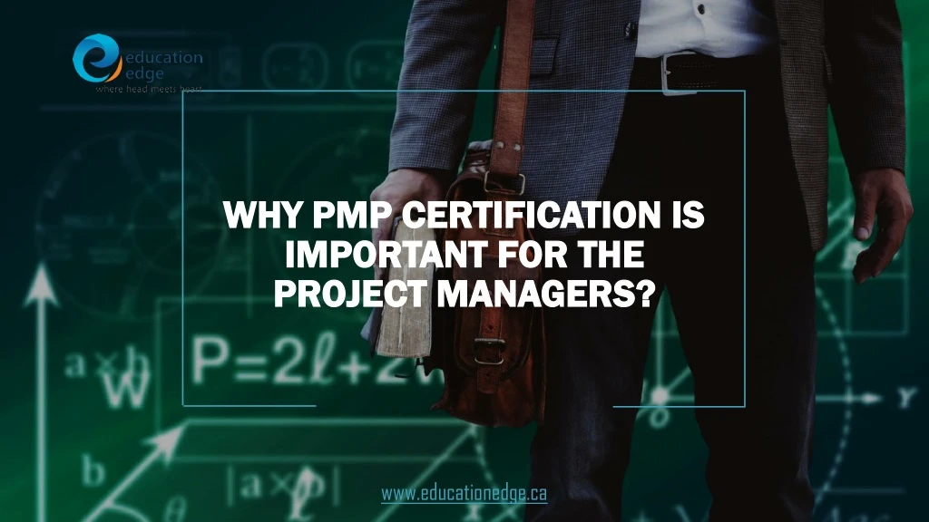 why pmp certification is important for the project managers