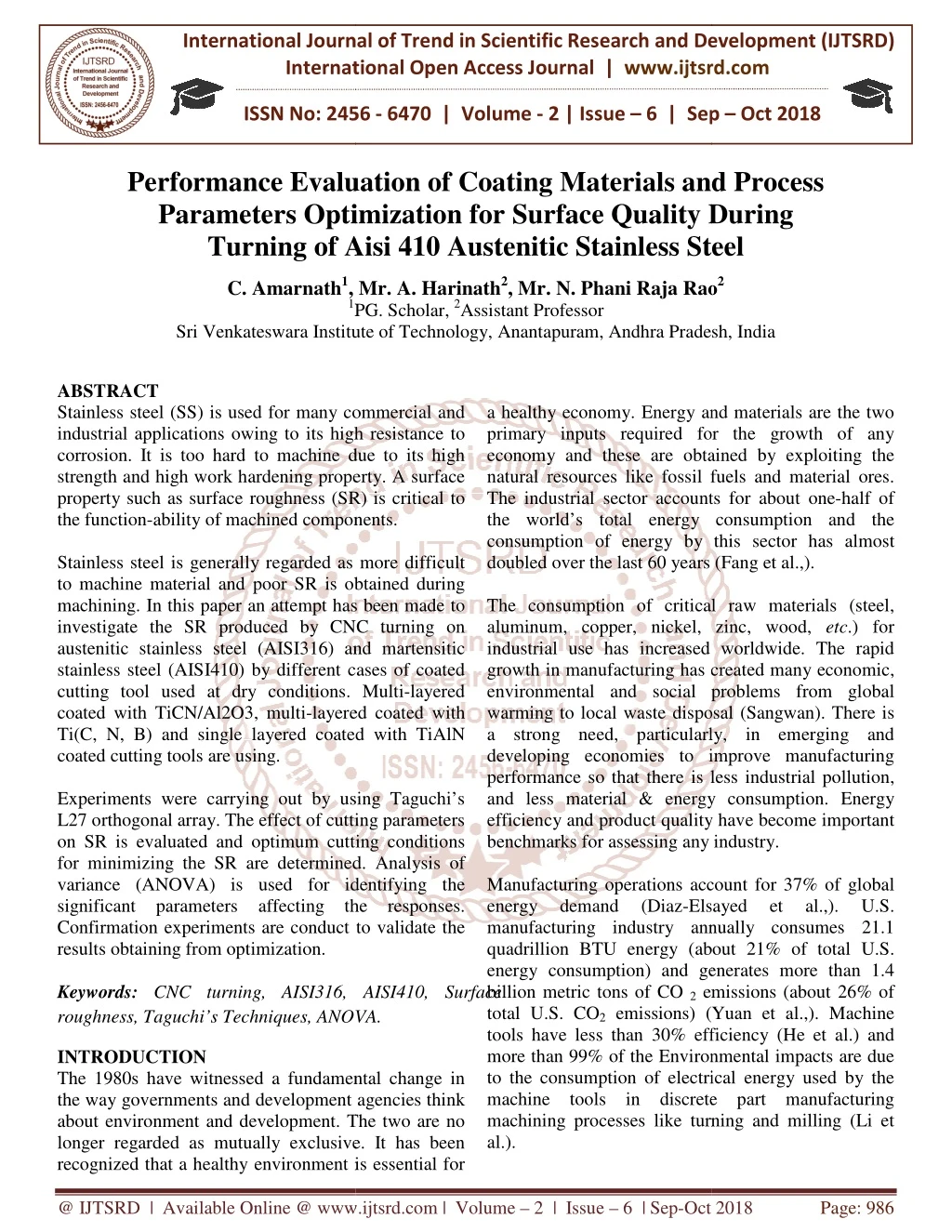 international journal of trend in international