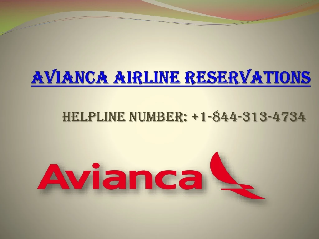 avianca airline reservations