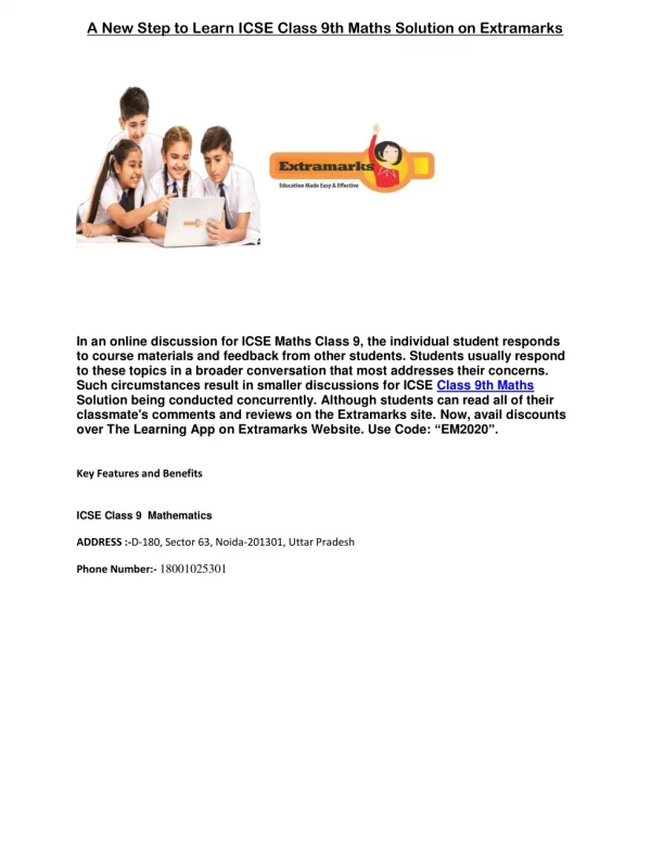 a new step to learn icse class 9th maths solution
