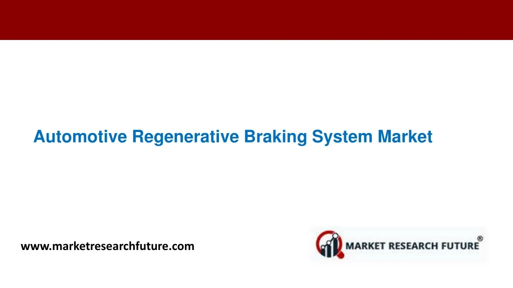 automotive regenerative braking system market