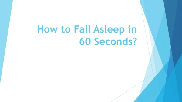 How to Fall Asleep in 60 Seconds|sleep remedies| Reliable Rx Pharmacy